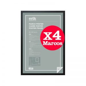 Pack De 4 Marcos Negros Para Maxi Posters 61X91,5 Cms